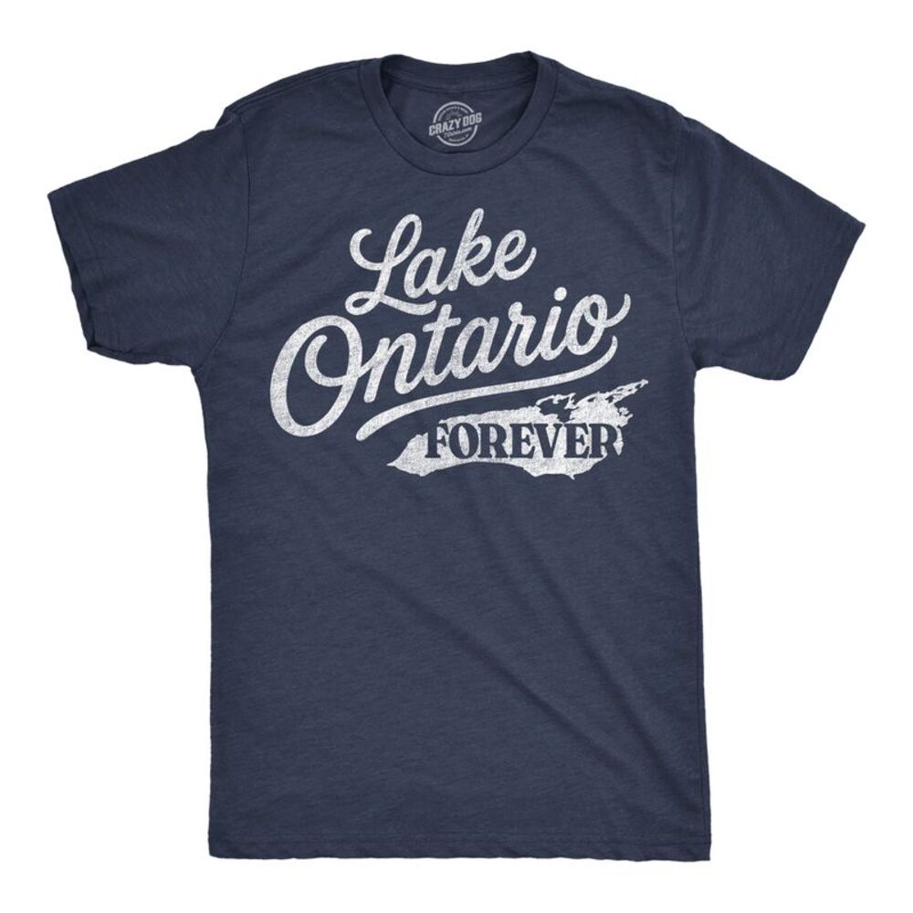 Mens T Shirts Lake Ontario Forever Awesome Political Tee For Men